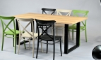 stol-loftowy-bloom-oak-black-jasny-dab-krzesla-kolorowe-wypozyczalnia-warszawa